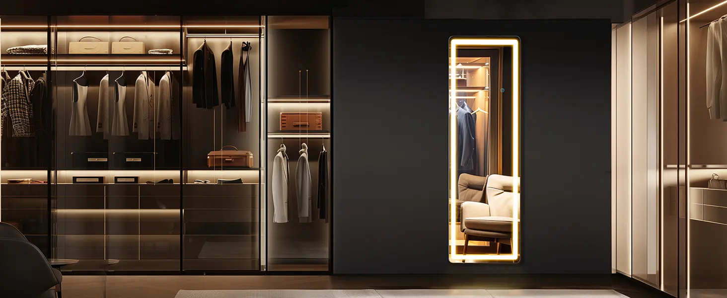 Oglindă LED modernă pentru interior, detaliu 5